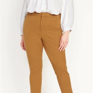 Old Navy Pixie Skinny Pants for Women - Mustard/Bourbon color - Size 12/Tall
